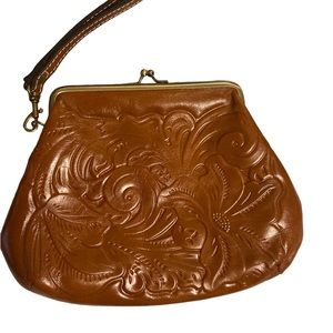 Patricia Nash leather clutch